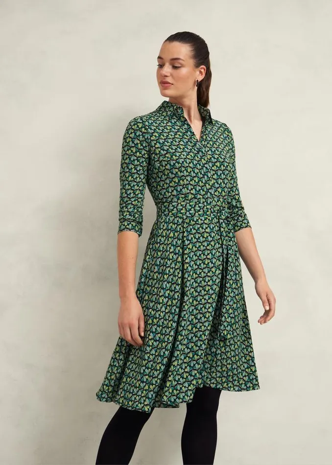 Women HOBBS Dresses and Jumpsuits Alex Dress Green Multi
