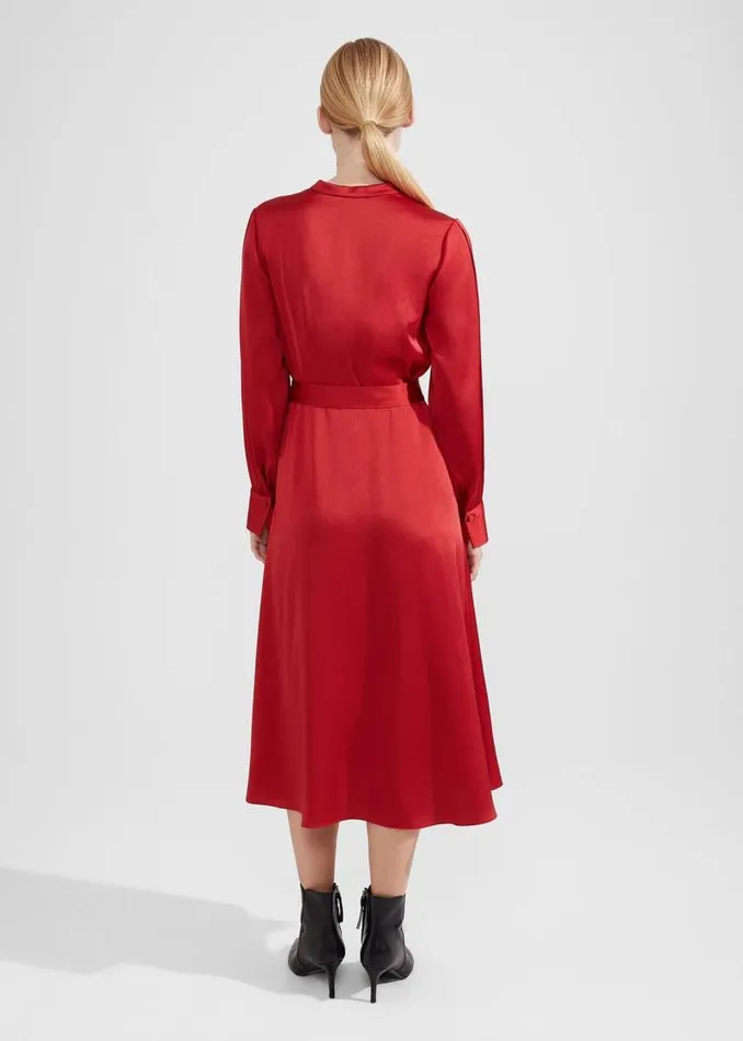 Women HOBBS Dresses and Jumpsuits Arlette Dress Currant Red