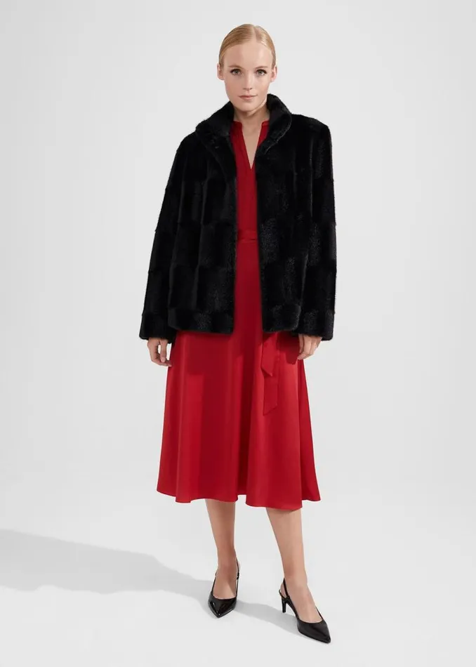 Women HOBBS Dresses and Jumpsuits Arlette Dress Currant Red