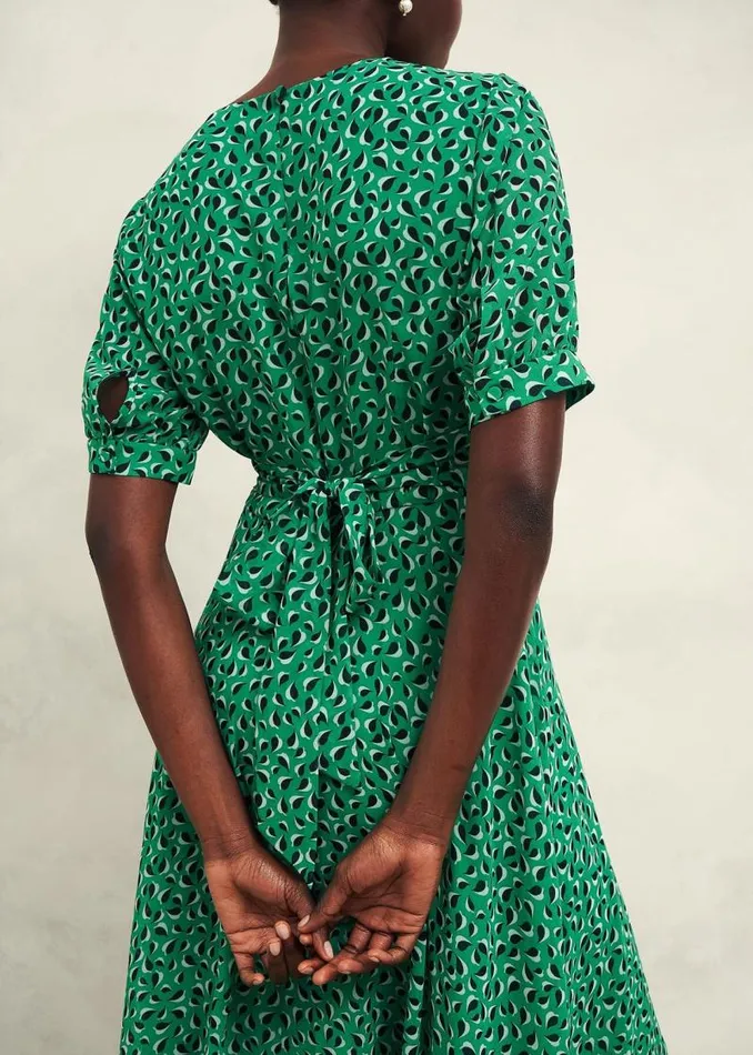 Women HOBBS Dresses and Jumpsuits Bridget Dress Green Multi