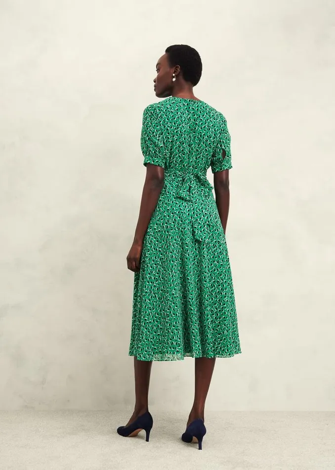 Women HOBBS Dresses and Jumpsuits Bridget Dress Green Multi