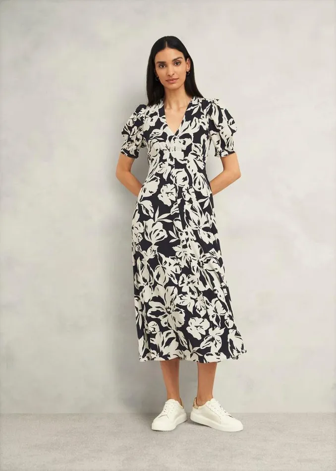 Women HOBBS Dresses and Jumpsuits Chiltern Dress Black Cream