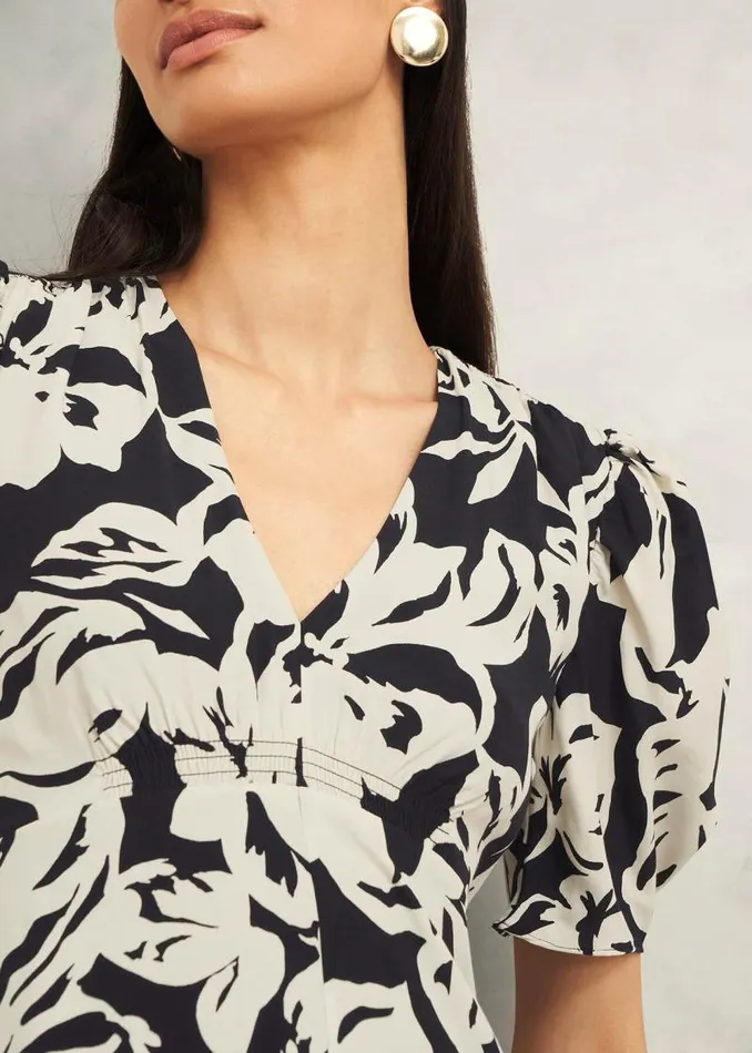 Women HOBBS Dresses and Jumpsuits Chiltern Dress Black Cream