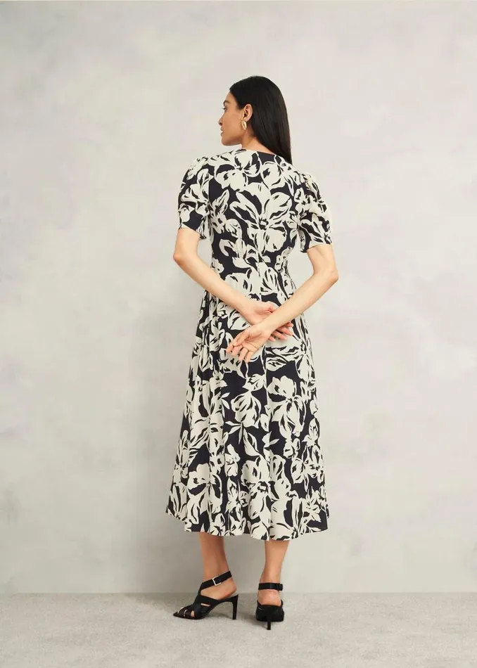 Women HOBBS Dresses and Jumpsuits Chiltern Dress Black Cream