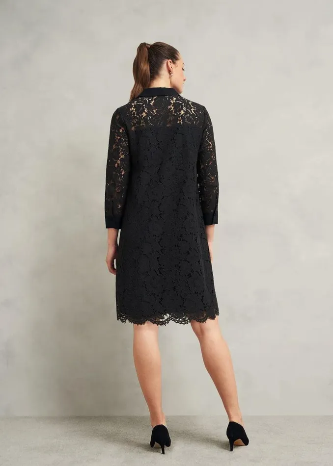 Women HOBBS Dresses and Jumpsuits Marciella Lace Dress Black