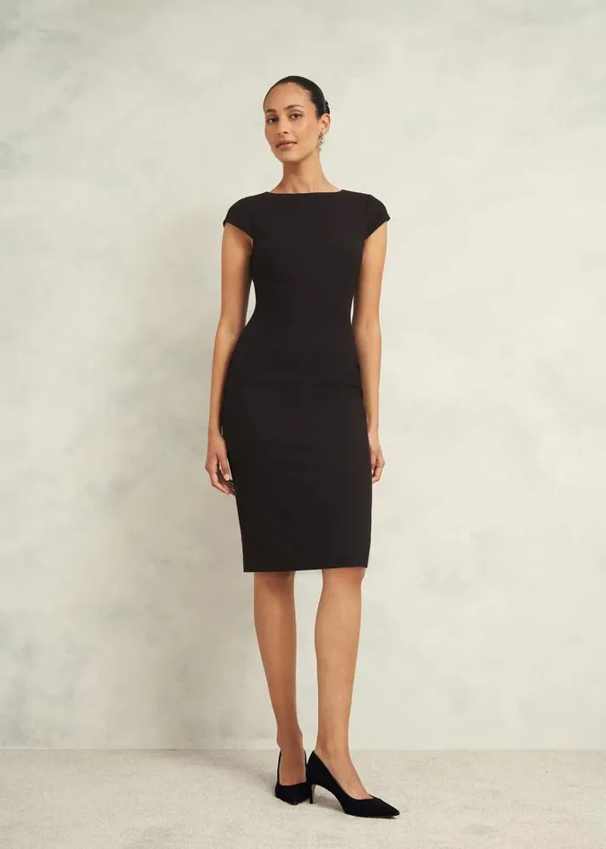 Women HOBBS Dresses and Jumpsuits Petite Mia Dress Black