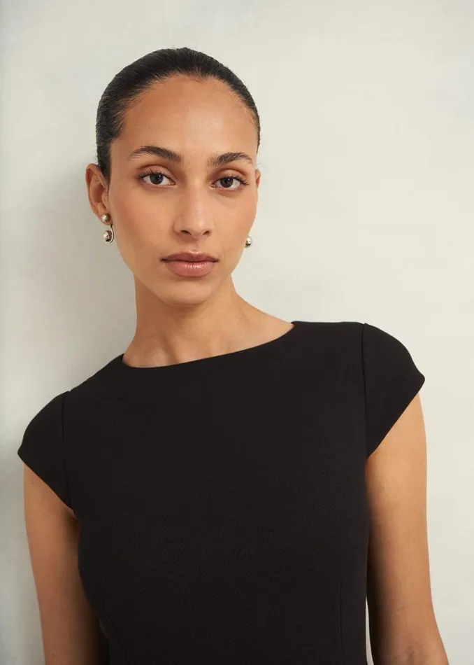 Women HOBBS Dresses and Jumpsuits Petite Mia Dress Black