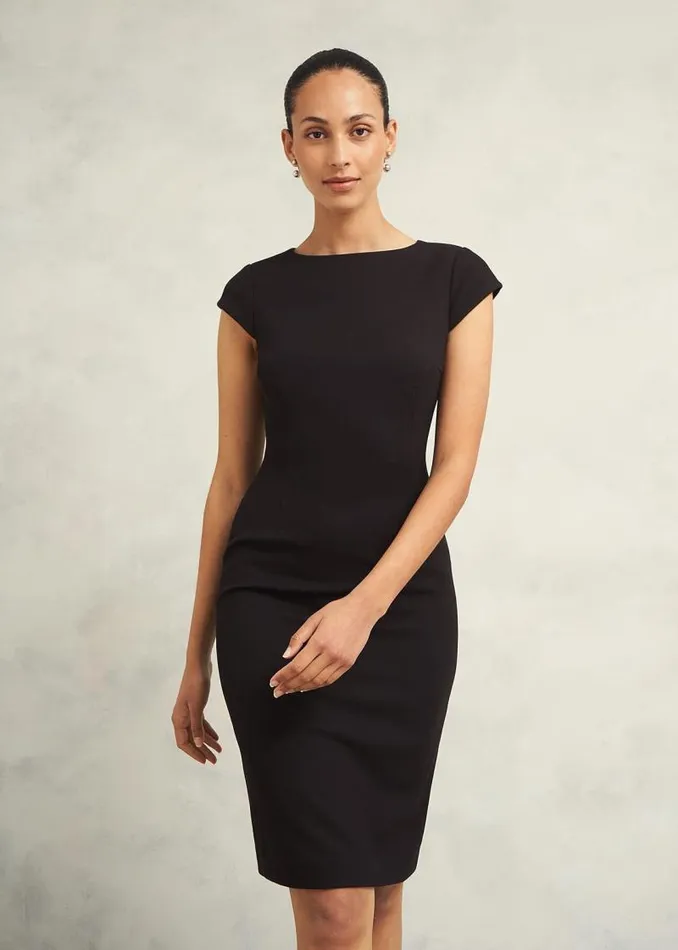 Women HOBBS Dresses and Jumpsuits Petite Mia Dress Black