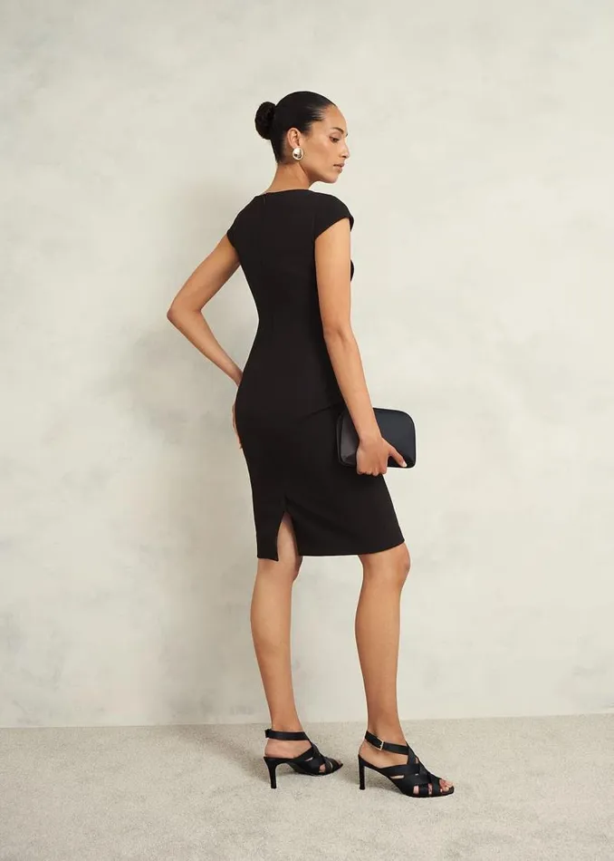 Women HOBBS Dresses and Jumpsuits Petite Mia Dress Black