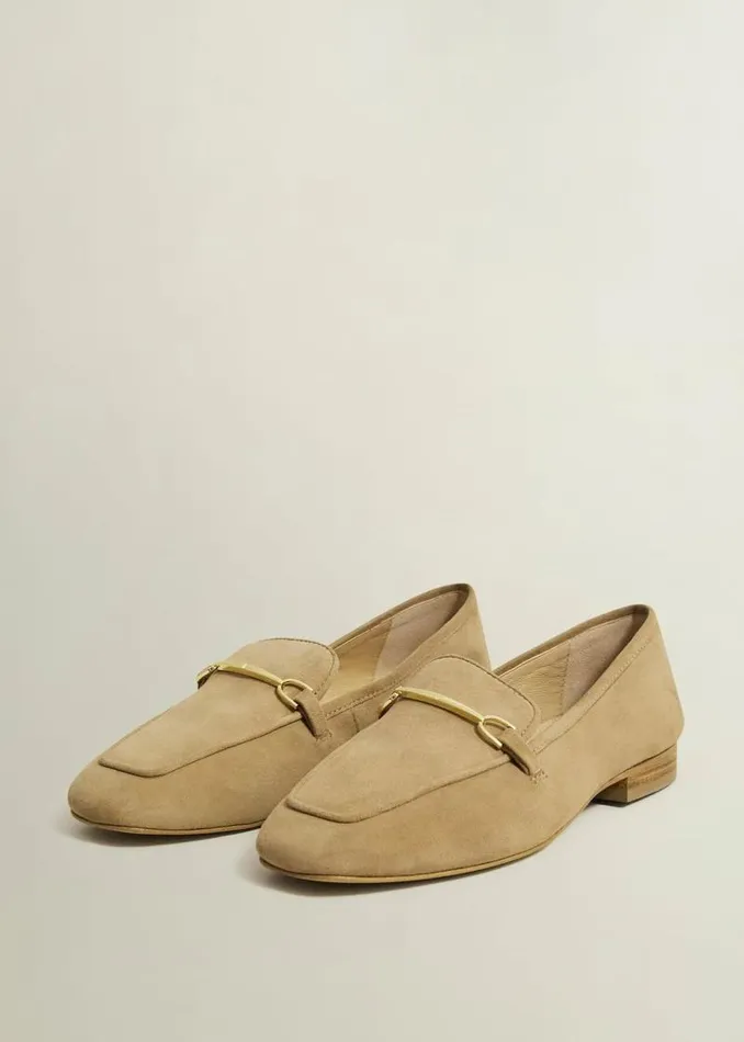 Women HOBBS Flats Raegan Suede Loafers Camel