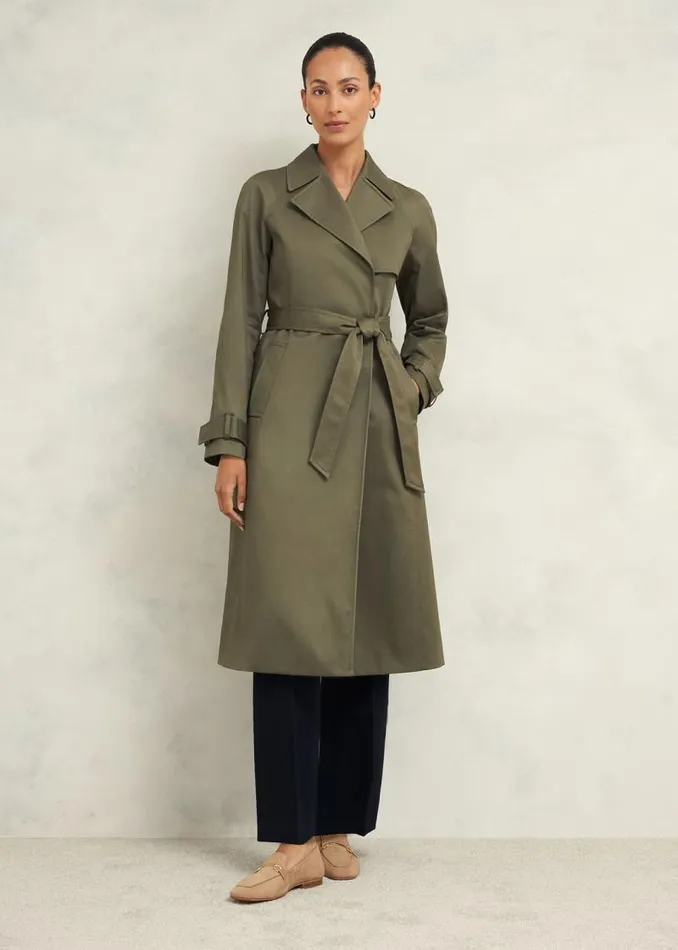 Women HOBBS Flats Raegan Suede Loafers Camel