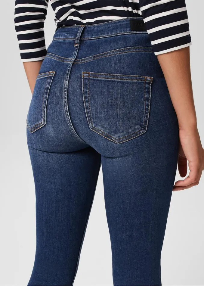 Women HOBBS Jeans Gia Sculpting Jeans Mid Wash