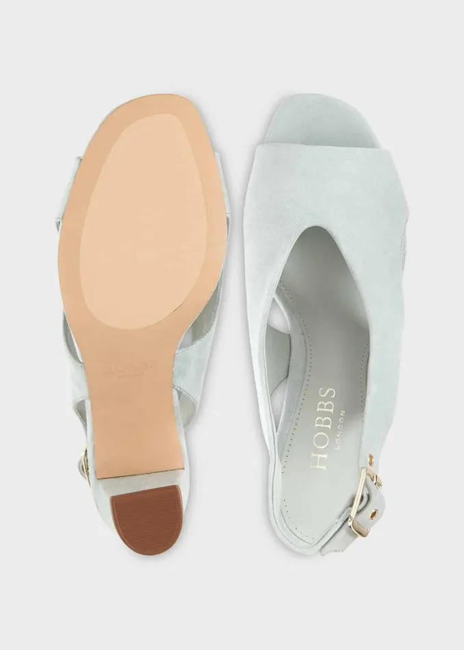 Women HOBBS Sandals Riley Suede Sandals Sage Green