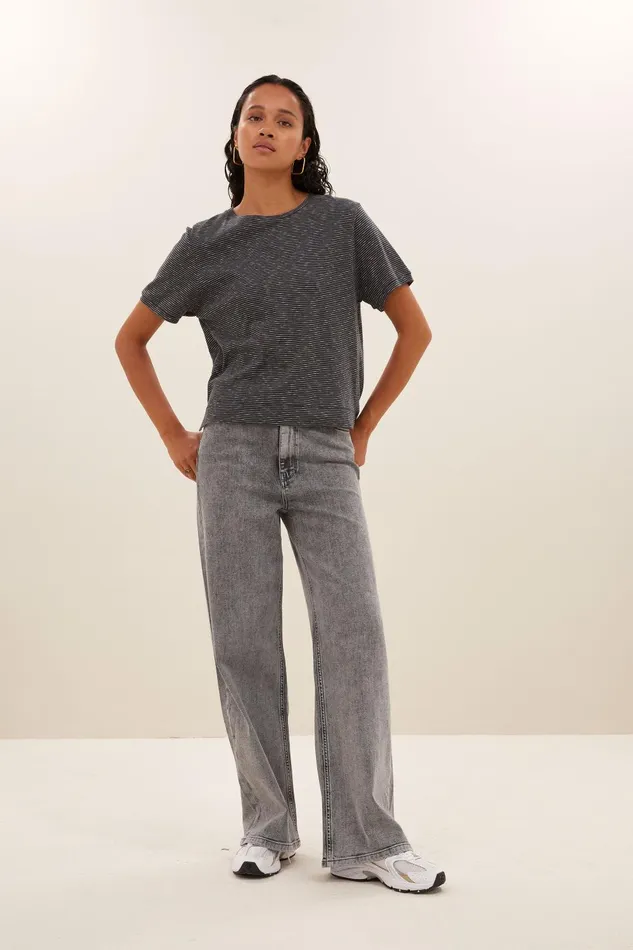Women Hope Thin Stripe Top Jet Black Bybar Tops and Shirts Women Hope Thin Stripe Top Jet Black Bybar Tops and Shirts