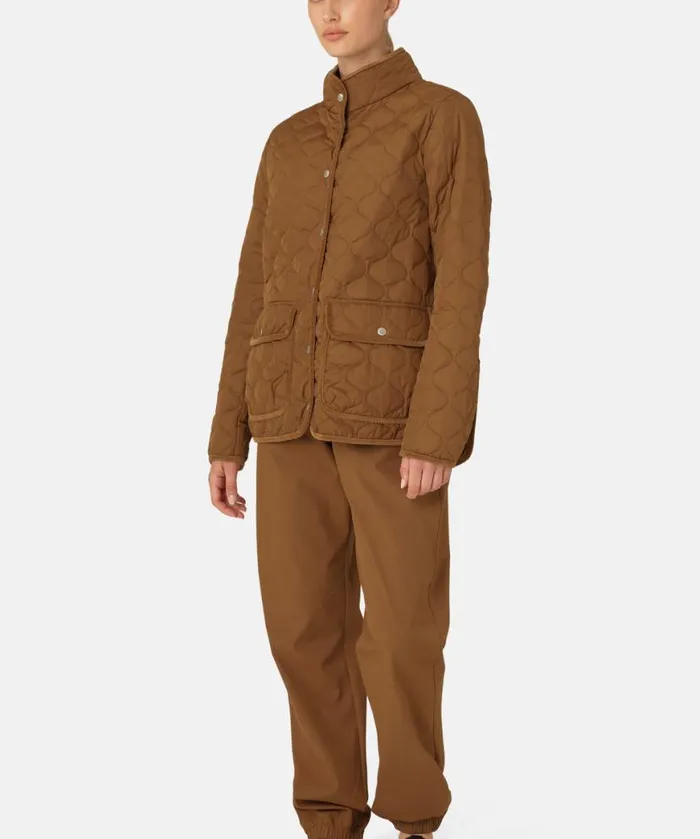 Women Ilse Jacobsen Quilt Jacket 8211 Walnut
