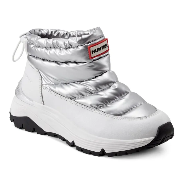 Women Insulated and Snow Boots Hunter Boots Anne Insulated Waterproof Snow Booties Silver Women Insulated and Snow Boots Hunter Boots Anne Insulated Waterproof Snow Booties Silver