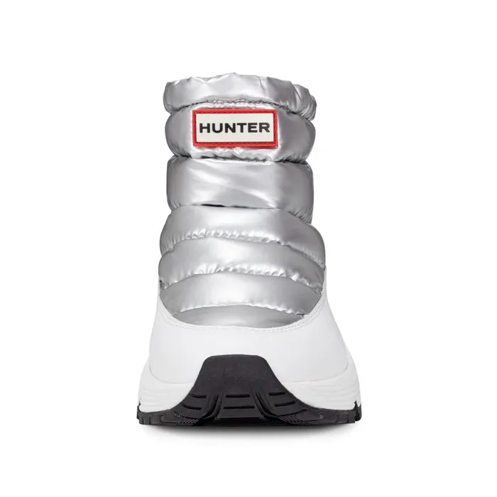 Women Insulated and Snow Boots Hunter Boots Anne Insulated Waterproof Snow Booties Silver Women Insulated and Snow Boots Hunter Boots Anne Insulated Waterproof Snow Booties Silver