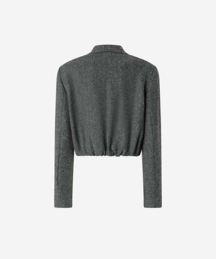 Women Jackets Pinko Short Jacket With Geometric Mirrorfinish Buttons Blackwhite Women Jackets Pinko Short Jacket With Geometric Mirrorfinish Buttons Blackwhite