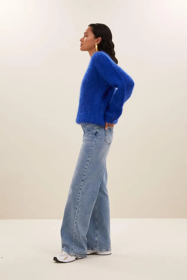 Women James Pullover Electric Blue Bybar Pullovers