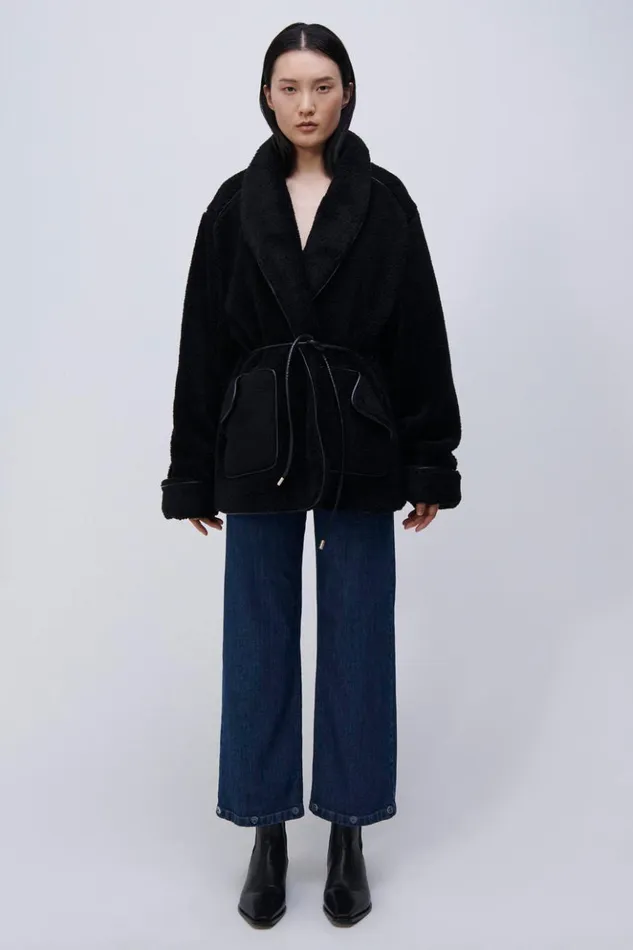 Women Kimia Jacket Black Jonathan Simkhai Jackets and Coats