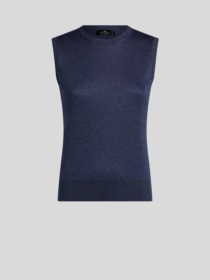 Women Knit Vest Top Etro Tops