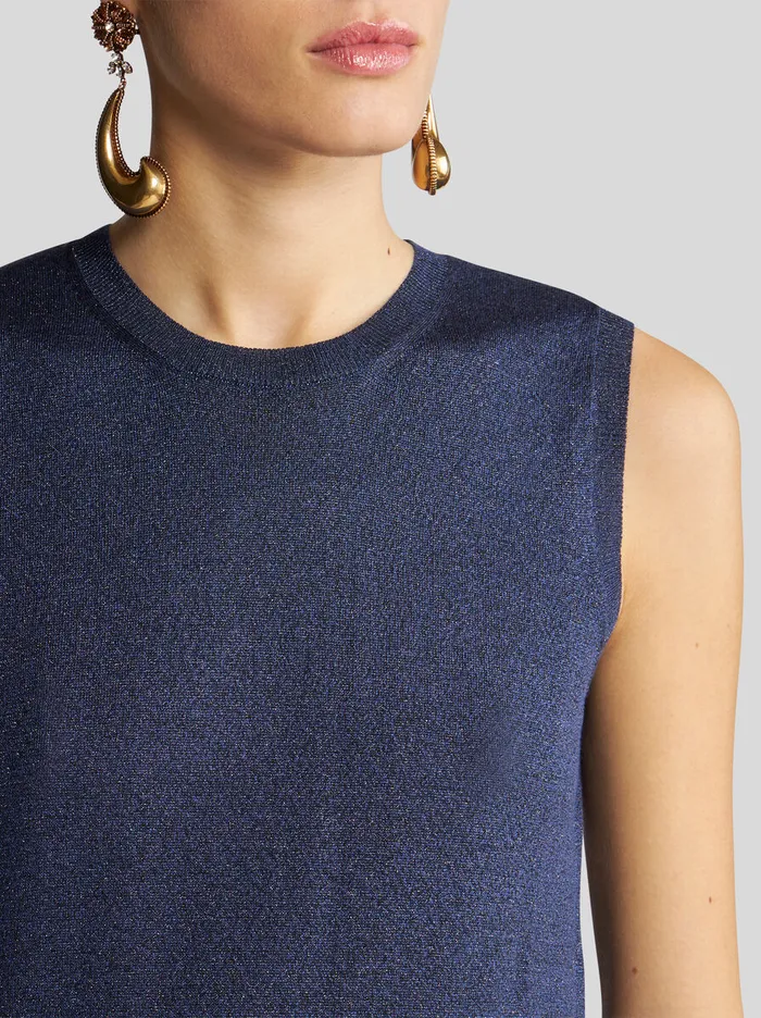 Women Knit Vest Top Etro Tops