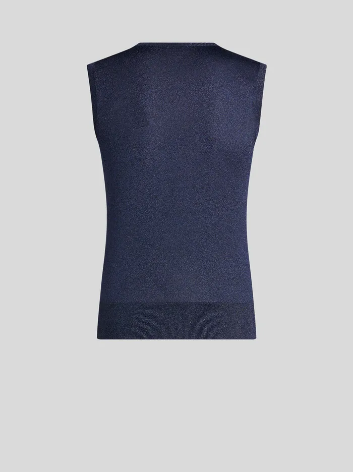 Women Knit Vest Top Etro Tops