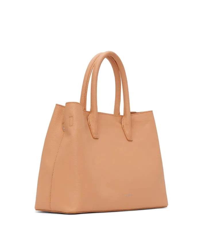 Women Kristasm Small Vegan Satchel 8211 Purity Melon Matt and Nat Satchels