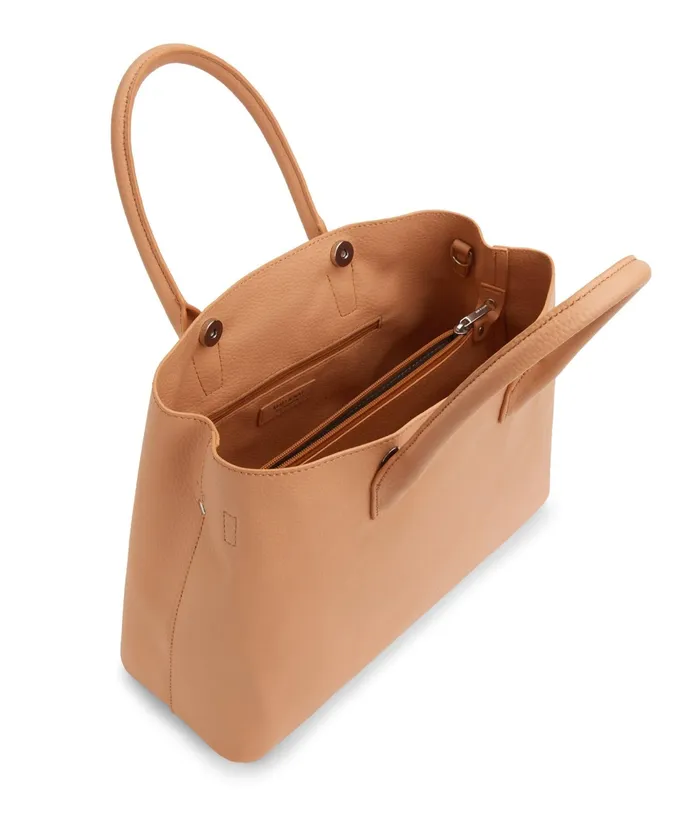 Women Kristasm Small Vegan Satchel 8211 Purity Melon Matt and Nat Satchels