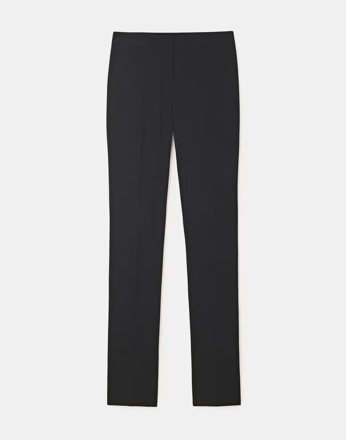 Women Lafayette 148 New York Pants and Shorts PlusSize Finesse Crepe Barrow Pant Black