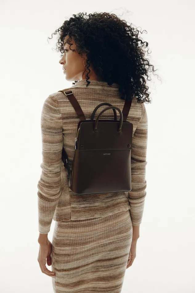 Women Laut Small Vegan Backpack 8211 Appleskin Cord Matt and Nat Backpacks