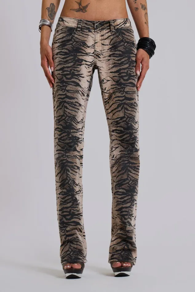 Women Leona Tiger Bootcut Jeans Jaded London Jeans