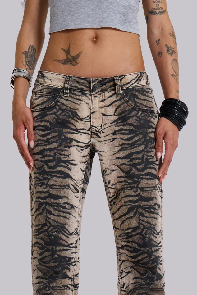 Women Leona Tiger Bootcut Jeans Jaded London Jeans