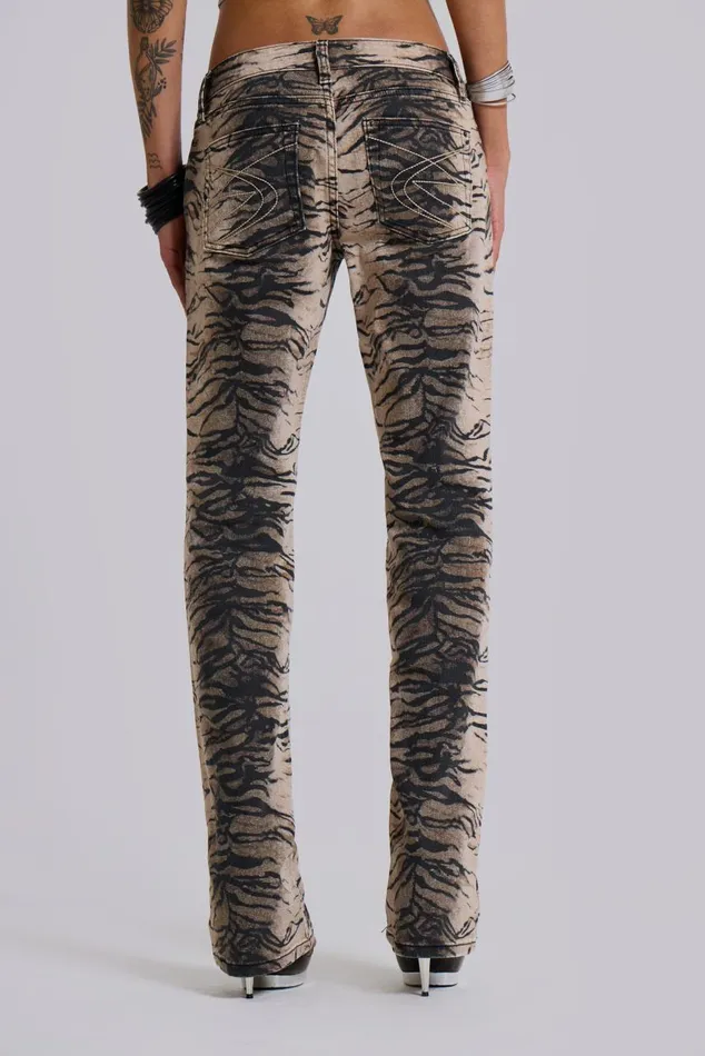 Women Leona Tiger Bootcut Jeans Jaded London Jeans