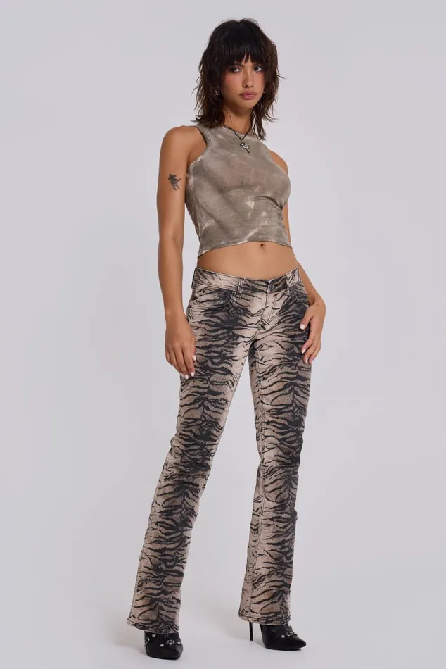 Women Leona Tiger Bootcut Jeans Jaded London Jeans