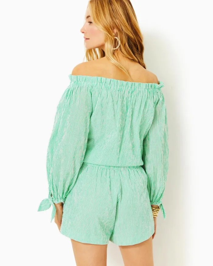 Women Lilly Pulitzer Bottoms 5034 Croix High Rise Short Spearmint Harbor Stripe Women Lilly Pulitzer Bottoms 5034 Croix High Rise Short Spearmint Harbor Stripe