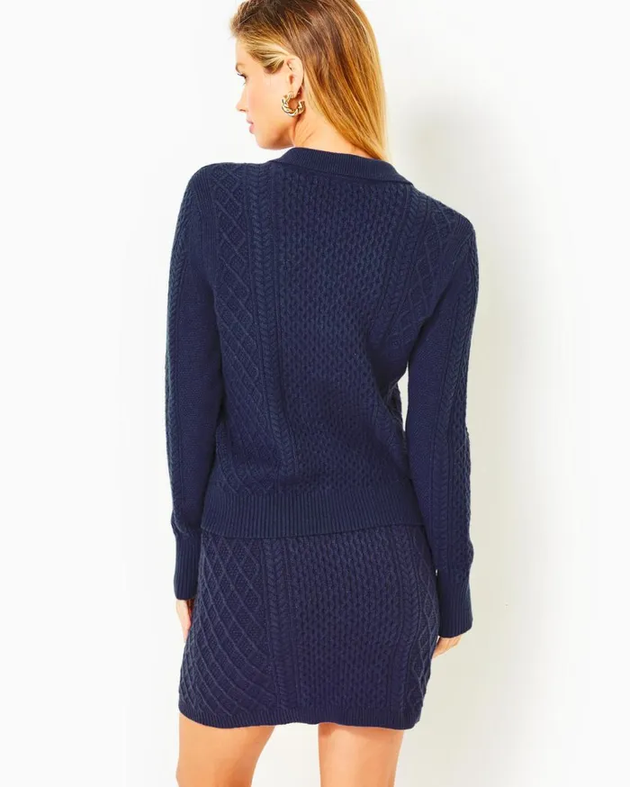 Women Lilly Pulitzer Bottoms Lizona Sweater Skirt Low Tide Navy Women Lilly Pulitzer Bottoms Lizona Sweater Skirt Low Tide Navy