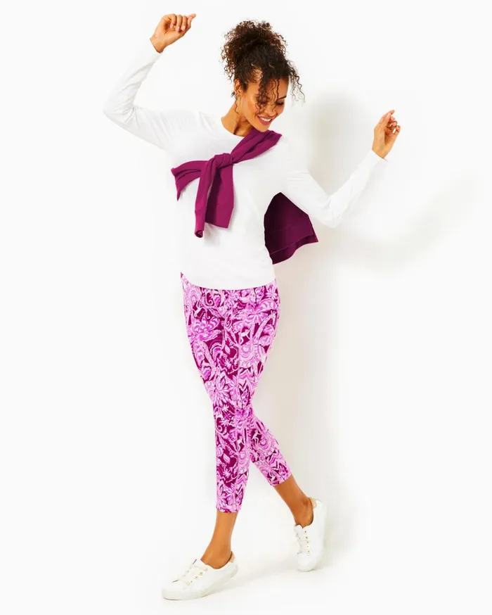 Women Lilly Pulitzer Bottoms UPF 50 Luxletic 28 Low Tide Navy Bouquet All Day Golf Women Lilly Pulitzer Bottoms UPF 50 Luxletic 28 Low Tide Navy Bouquet All Day Golf