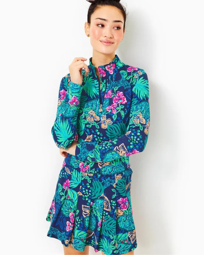 Women Lilly Pulitzer Bottoms UPF 50 Luxletic 28 Low Tide Navy Bouquet All Day Golf Women Lilly Pulitzer Bottoms UPF 50 Luxletic 28 Low Tide Navy Bouquet All Day Golf