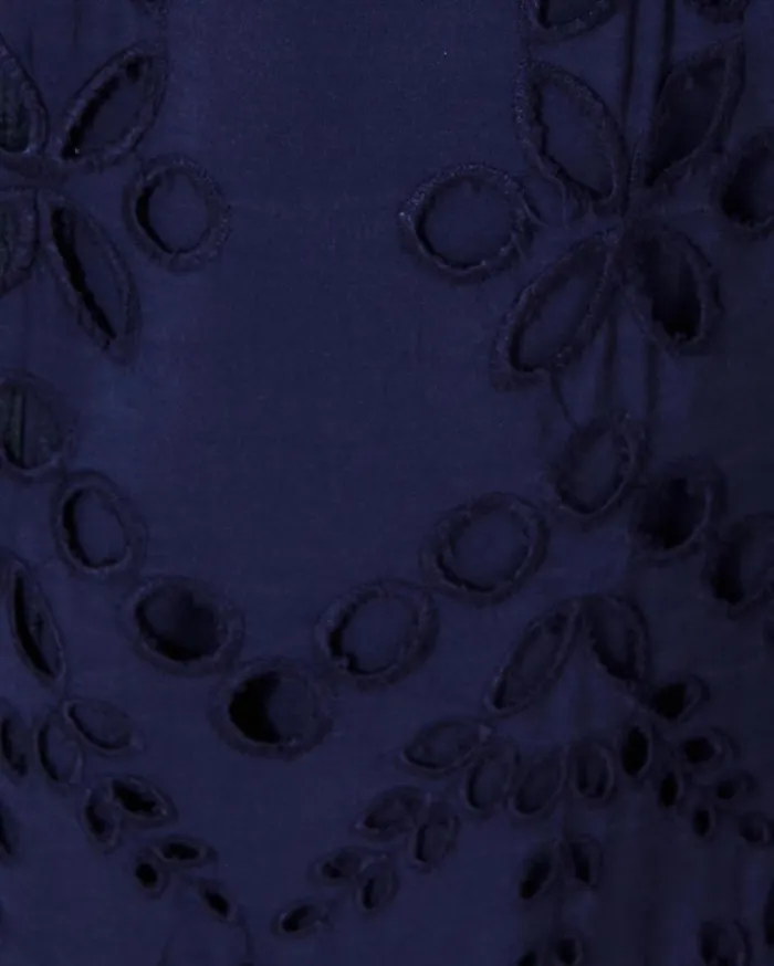 Women Lilly Pulitzer Dresses Alyna Long Sleeve Eyelet Dress True Navy Soiree Eyelet Women Lilly Pulitzer Dresses Alyna Long Sleeve Eyelet Dress True Navy Soiree Eyelet