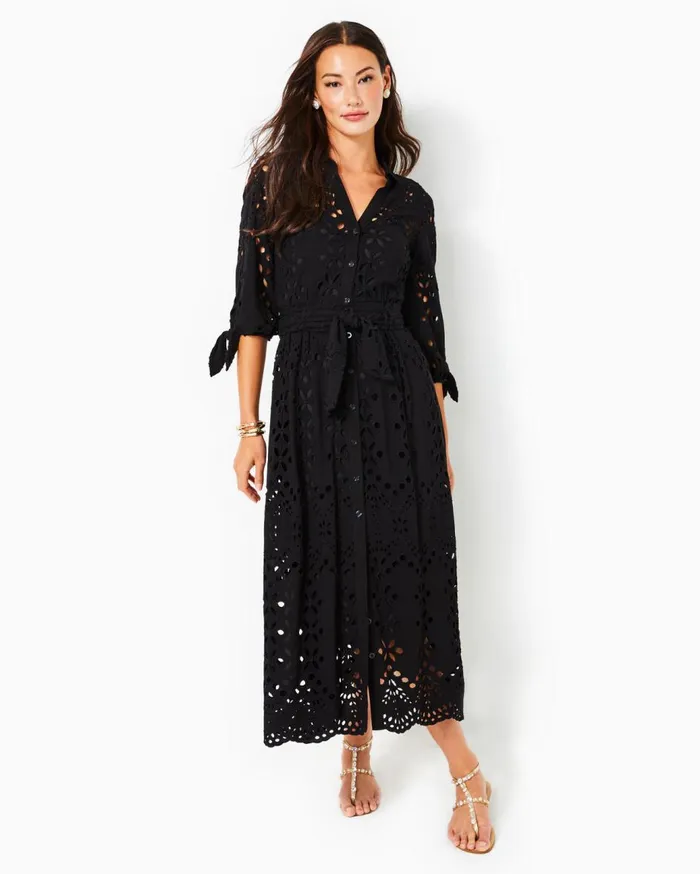 Women Lilly Pulitzer Dresses Amrita Eyelet Midi Dress Spearmint Soiree Eyelet Women Lilly Pulitzer Dresses Amrita Eyelet Midi Dress Spearmint Soiree Eyelet
