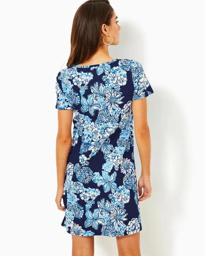 Women Lilly Pulitzer Dresses Cody TShirt Dress Low Tide Navy Bouquet All Day Women Lilly Pulitzer Dresses Cody TShirt Dress Low Tide Navy Bouquet All Day