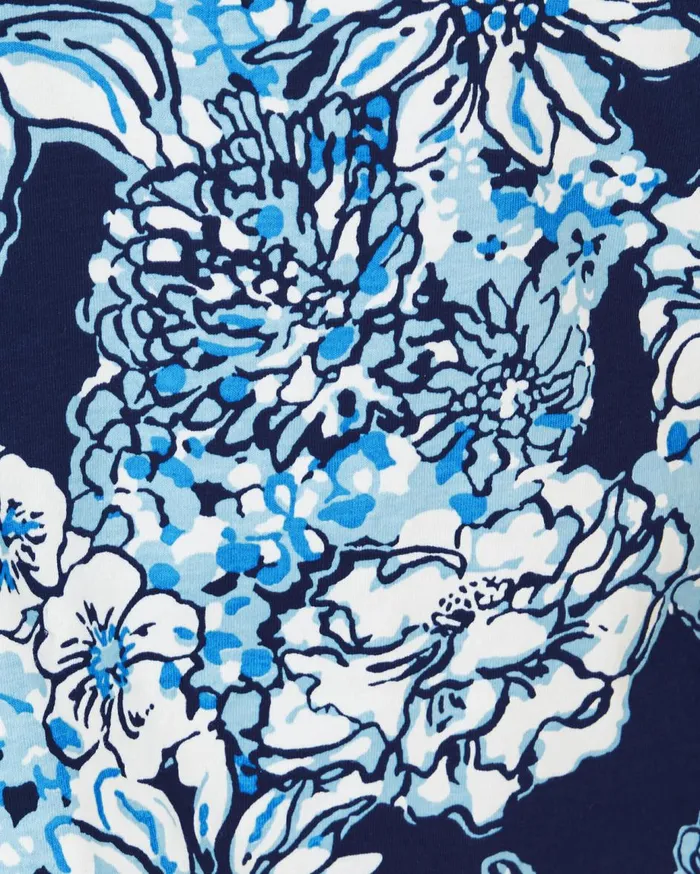 Women Lilly Pulitzer Dresses Cody TShirt Dress Low Tide Navy Bouquet All Day Women Lilly Pulitzer Dresses Cody TShirt Dress Low Tide Navy Bouquet All Day