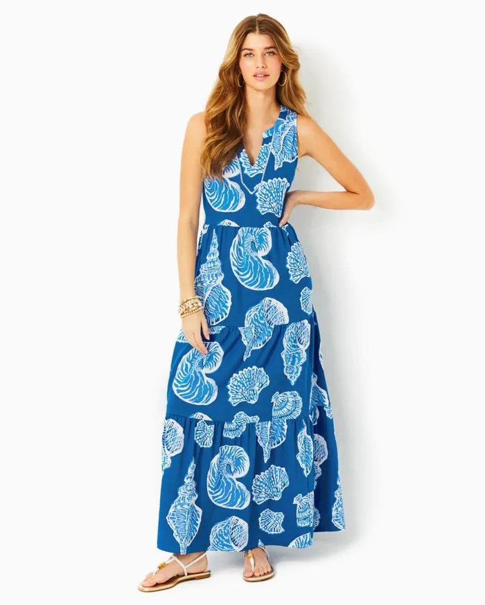 Women Lilly Pulitzer Dresses Cody TShirt Dress Low Tide Navy Bouquet All Day Women Lilly Pulitzer Dresses Cody TShirt Dress Low Tide Navy Bouquet All Day