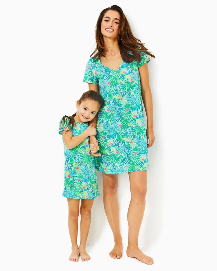 Women Lilly Pulitzer Dresses Etta VNeck Dress Multi Via Parigi Women Lilly Pulitzer Dresses Etta VNeck Dress Multi Via Parigi