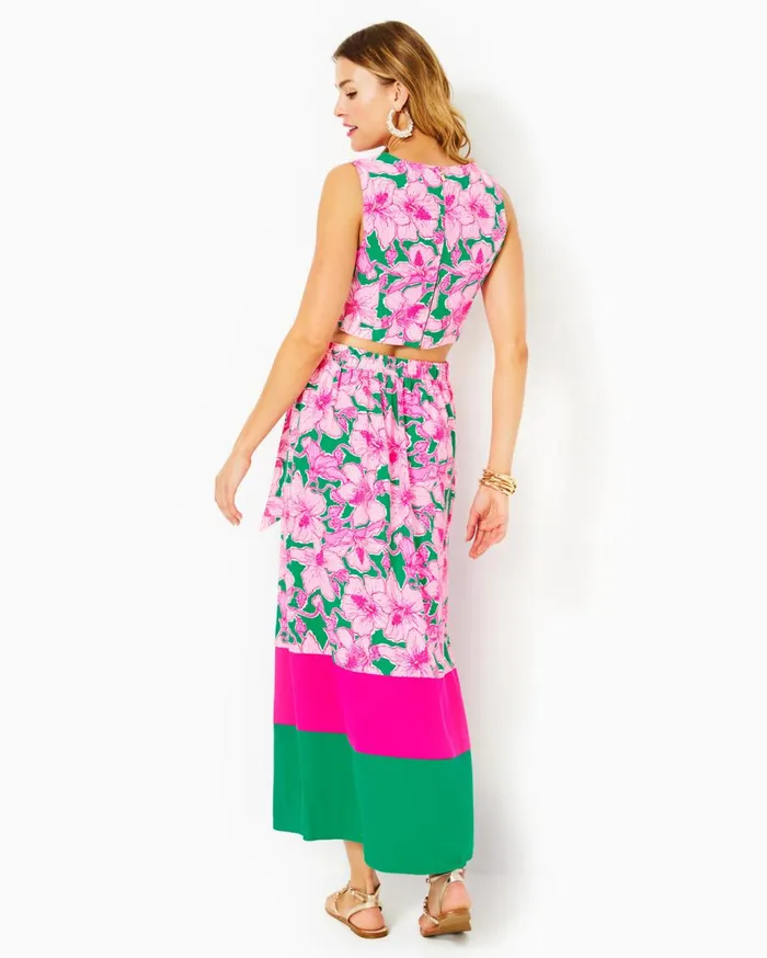 Women Lilly Pulitzer Dresses Leif Maxi Set Kelly Green Hibis Kiss Women Lilly Pulitzer Dresses Leif Maxi Set Kelly Green Hibis Kiss