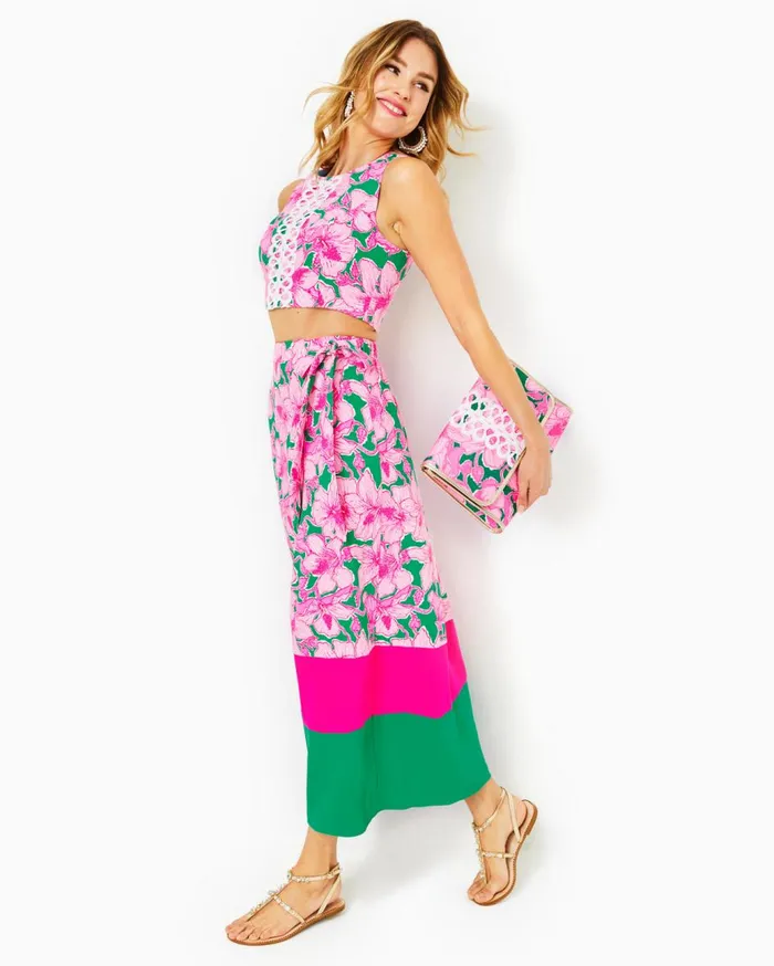 Women Lilly Pulitzer Dresses Leif Maxi Set Kelly Green Hibis Kiss Women Lilly Pulitzer Dresses Leif Maxi Set Kelly Green Hibis Kiss