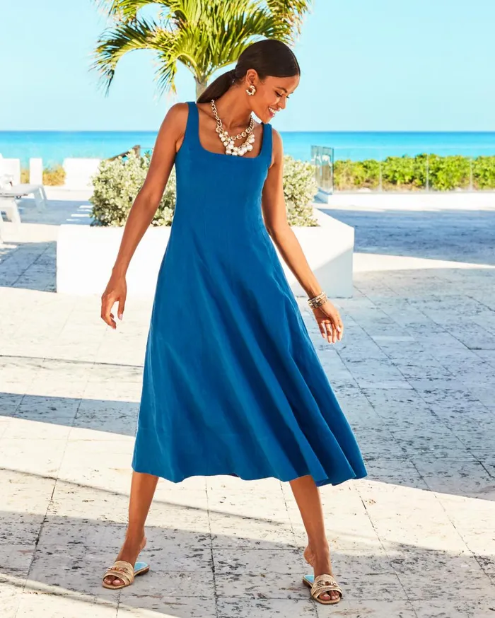 Women Lilly Pulitzer Dresses Steph Halter Midi Dress Roxie Pink X Spearmint Wide Stripe Women Lilly Pulitzer Dresses Steph Halter Midi Dress Roxie Pink X Spearmint Wide Stripe