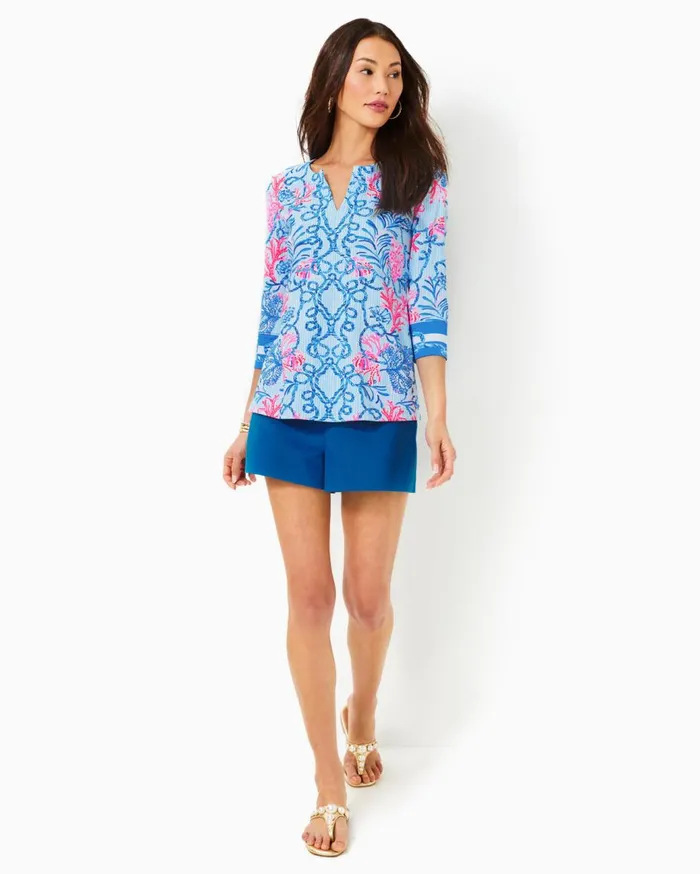 Women Lilly Pulitzer Tops UPF 50 ChillyLilly Karina Tunic Multi Naut Today Engineered Chillylilly Women Lilly Pulitzer Tops UPF 50 ChillyLilly Karina Tunic Multi Naut Today Engineered Chillylilly
