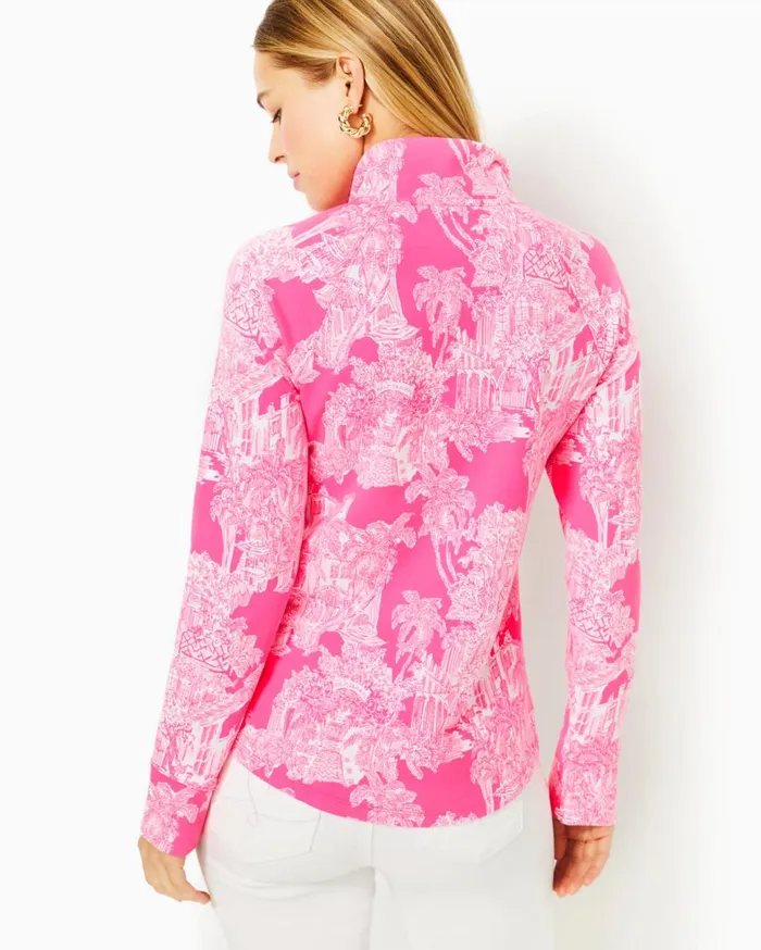 Women Lilly Pulitzer Tops UPF 50 Skipper Popover Whisper Blue Lilly Loves Nantucket Women Lilly Pulitzer Tops UPF 50 Skipper Popover Whisper Blue Lilly Loves Nantucket